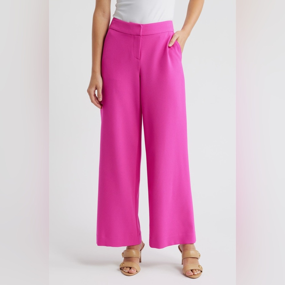 Tahari ASL wide leg pink dress pants *2 sizes available*